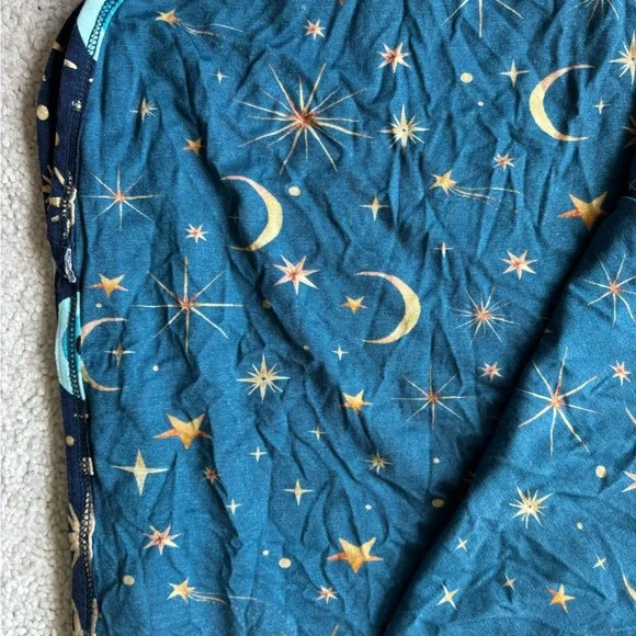 Posh Peanut Fiona Evil Eye Print Reversible Patoo Blanket - 40”x40” - Picture 7 of 7